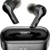 TOZO T9 True Wireless Earbuds Environmental Noise Cancellation 4 Mic Call Noise Cancelling Headphones Deep Bass Bluetooth 5.3 Light Weight Wireless Charging Case IPX7 Waterproof...