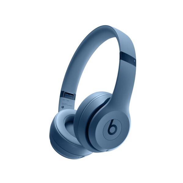 Beats Solo 4 - Wireless Bluetooth On-Ear Headphones, Apple & Android Compatible, Up to 50 Hours of Battery Life - Slate Blue Beats Solo 4 - Wireless Bluetooth On-Ear Headphones, Apple & Android Compatible, Up to 50 Hours of Battery Life - Slate Blue