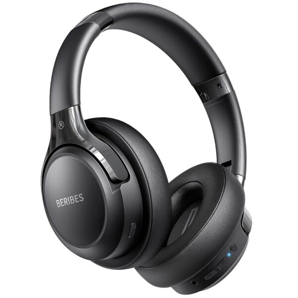 BERIBES Bluetooth Headphones Over Ear, 65H Playtime and 6 EQ Music Modes Wireless Headphones with Microphone, HiFi Stereo Foldable Lightweight Headset, Deep Bass for Home Office... BERIBES Bluetooth Headphones Over Ear, 65H Playtime and 6 EQ Music Modes Wireless Headphones with Microphone, HiFi Stereo Foldable Lightweight Headset, Deep Bass for Home Office...