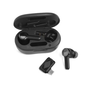 JBL Quantum TWS - True Wireless Noise Cancelling Gaming Earbuds, Fast Pair Dual Source, 6 beamforming mics, IPX4 Water Resistant, Up to 8hrs Playtime with 16hr of Backup in The... JBL Quantum TWS - True Wireless Noise Cancelling Gaming Earbuds, Fast Pair Dual Source, 6 beamforming mics, IPX4 Water Resistant, Up to 8hrs Playtime with 16hr of Backup in The...
