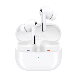 SAMSUNG Galaxy Buds 3 Pro AI True Wireless Bluetooth Earbuds, Noise Cancelling, Sound Optimization, Real-Time Interpreter, Redesigned Comfort Fit, White (Renewed) SAMSUNG Galaxy Buds 3 Pro AI True Wireless Bluetooth Earbuds, Noise Cancelling, Sound Optimization, Real-Time Interpreter, Redesigned Comfort Fit, White (Renewed)