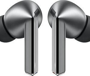 SAMSUNG Galaxy Buds 3 Pro AI True Wireless Bluetooth Earbuds, Noise Cancelling, Sound Optimization, Real-Time Interpreter, Redesigned Comfort Fit Latin American Version (Silver)