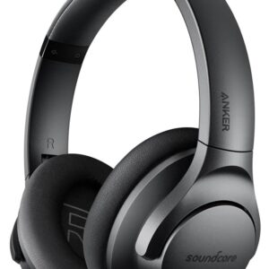 Soundcore Anker Life Q20 Hybrid Active Noise Cancelling Headphones, Wireless Over Ear Bluetooth Headphones, 60H Playtime, Hi-Res Audio, Deep Bass, Memory Foam Ear Cups, Travel,...