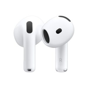 Apple AirPods 4 Wireless Earbuds, Bluetooth Headphones, Personalized Spatial Audio, Sweat and Water Resistant, USB-C Charging Case, H2 Chip, Up to 30 Hours of Battery Life,... Apple AirPods 4 Wireless Earbuds, Bluetooth Headphones, Personalized Spatial Audio, Sweat and Water Resistant, USB-C Charging Case, H2 Chip, Up to 30 Hours of Battery Life,...