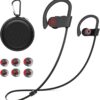 Bluetooth Wireless Headphones 16H Playtime Earbuds with Mic Stereo in-Ear Earphones, IPX7 Waterproof Sports Sound Isolation Headsets for Running, Gym, Workout Bluetooth Wireless Headphones 16H Playtime Earbuds with Mic Stereo in-Ear Earphones, IPX7 Waterproof Sports Sound Isolation Headsets for Running, Gym, Workout