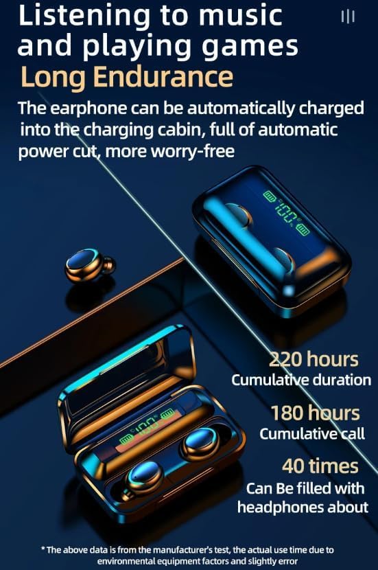 DCBCODGAL Wireless Earbuds F9 Review IPX7 Waterproof Bluetooth 5.3 Sport Headphones DCBCODGAL Wireless Earbuds F9 Review IPX7 Waterproof Bluetooth 5.3 Sport Headphones