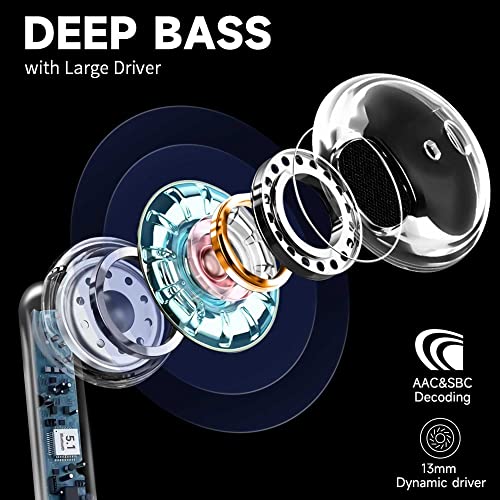 DRQQ AirBuds 2 Wireless Earbuds Review Deep Bass Noise Cancelling Waterproof Bluetooth