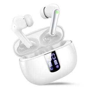 Ear Buds Wireless Earbuds - Bluetooth 5.3 Headphones (48H Playback) Built in Mic with LED Display Charging Case, IP7 Waterproof Earphone for iPhone Andriod Phones Laptop Sports...
