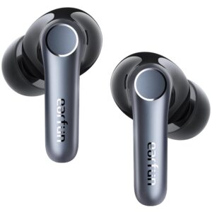EarFun Air Pro 4 Adaptive Hybrid Noise Canceling Wireless Earbuds, Qualcomm Snapdragon Sound, aptX™ Lossless, 6 Mics AI CVC 8.0 Call, LDAC Hi-Res Audio, 52H Playtime, Bluetooth...