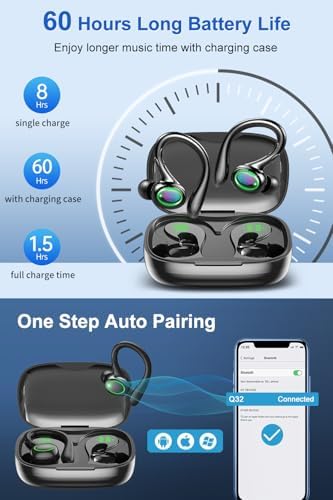 HUJINA Q32 Wireless Earbuds Review Unveiling 60H Playback and Noise Cancelling Power HUJINA Q32 Wireless Earbuds Review Unveiling 60H Playback and Noise Cancelling Power