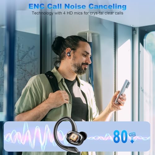 Hupoaf H87 Wireless Earbuds Review Ultra-Stable Sport Headphones with Noise Cancellation