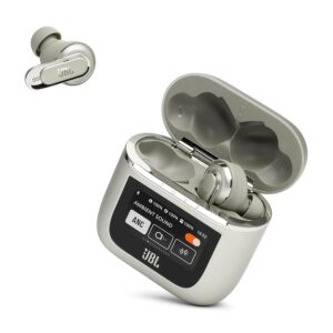 JBL Tour Pro 2 - True Wireless Noise Cancelling Earbuds with Smart Charging Case, 6-mic Perfect Calls with Voice Control, Up to 40hrs of Playtime, Immersive Spatial Sound...