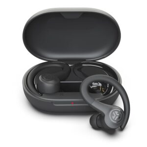 JLab Go Sport+ Wireless Workout Earbuds Featuring C3 Clear Calling, Secure Earhook Sport Design, 35+ Hour Bluetooth Playtime, and 3 EQ Sound Settings (Graphite) JLab Go Sport+ Wireless Workout Earbuds Featuring C3 Clear Calling, Secure Earhook Sport Design, 35+ Hour Bluetooth Playtime, and 3 EQ Sound Settings (Graphite)