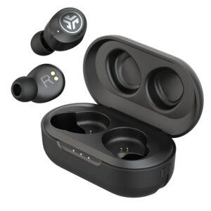 JLab JBuds Air ANC True Wireless Bluetooth Earbuds, Black, Active Noise Canceling, Low Latency Movie Mode, Dual Connect, IP55 Sweat Resistance, Custom 3 EQ Sound Settings…