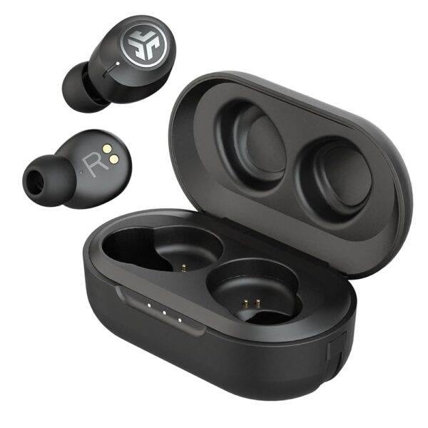 JLab JBuds Air ANC True Wireless Bluetooth Earbuds, Black, Active Noise Canceling, Low Latency Movie Mode, Dual Connect, IP55 Sweat Resistance, Custom 3 EQ Sound Settings…