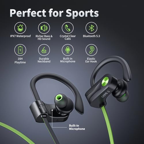 JOYWISE Bluetooth Headphones U18C Review Waterproof Wireless Earbuds for Sports