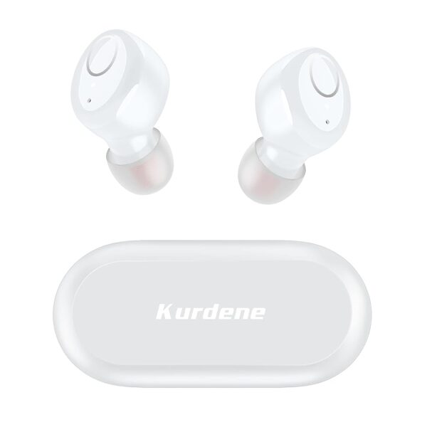 kurdene Wireless Earbuds Bluetooth Headphones Sport,Over Ear Buds with Deep Bass Sound,60Hrs Playtime Earphones Redesigned Comfort Fit with Earhooks for...