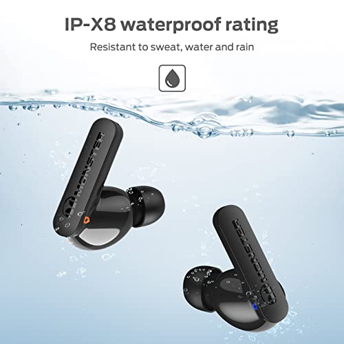 Monster N-Lite Clear Talk Wireless Earbuds Review Waterproof Bluetooth 5.3 Sound Quality