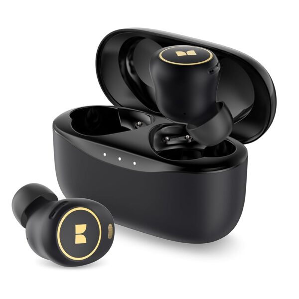 Monster Wireless Earbuds, Achieve 300 AirLinks Headphones Touch Control with Bluetooth 5.3 in-Ear Stereo Headphones, USB-C Quick Charge, Bluetooth Earbuds