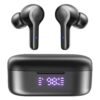 MOZOTER Bluetooth 5.3 Wireless Earbuds,Deep Bass Loud Sound Clear Call Noise Cancelling with 4 Microphones in-Ear Headphones with Wireless Charging Case Compatible for iPhone...