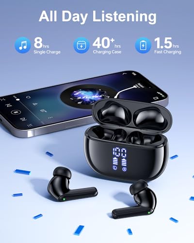 Review of HUIFU T12 Wireless Earbuds with 40 Hours Battery and IPX7 Waterproof