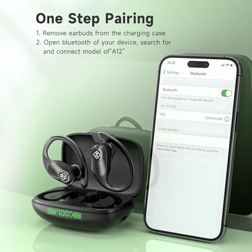 RIZIZI A12 Wireless Earbuds Review Deep Bass Waterproof Sport Headphones Experience