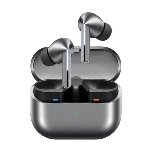SAMSUNG Galaxy Buds 3 Pro AI True Wireless Bluetooth Earbuds, Noise Cancelling, Sound Optimization, Redesigned Comfort Fit, Silver [US Version, Amazon Exclusive, 2Yr Warranty]