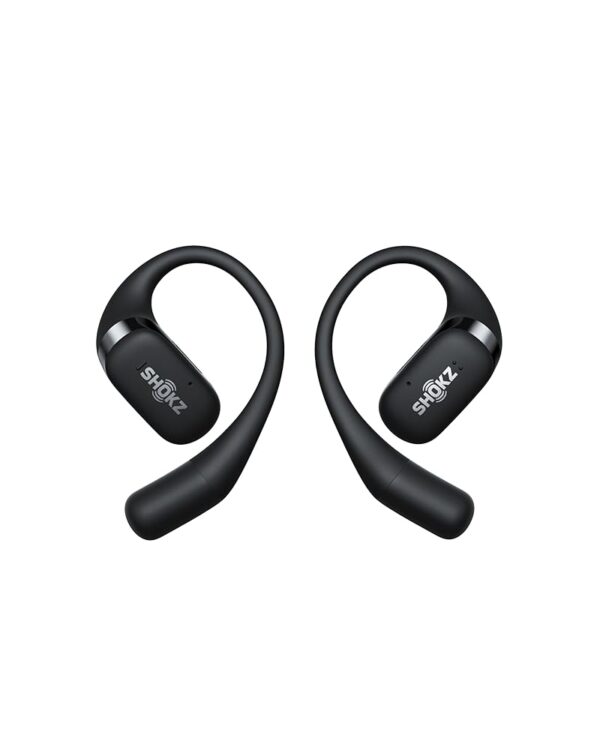 SHOKZ OpenFit - Open-Ear True Wireless Bluetooth Headphones with Microphone, Earbuds with Earhooks, Sweat Resistant, Fast Charging, 28HRS Playtime, Compatible with iPhone &... SHOKZ OpenFit - Open-Ear True Wireless Bluetooth Headphones with Microphone, Earbuds with Earhooks, Sweat Resistant, Fast Charging, 28HRS Playtime, Compatible with iPhone &...