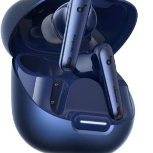 Soundcore by Anker Liberty 4 NC Wireless Earbuds, 98.5% Noise Reduction, Adaptive Noise Cancelling to Ears and Environment, Hi-Res Sound, 50H Battery, Wireless Charging,...