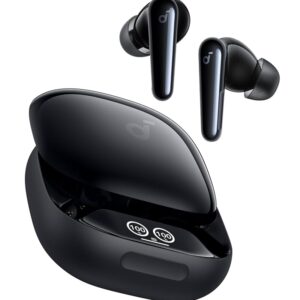 Soundcore Liberty 4 Pro by Anker, Noise Cancelling Wireless Earbuds, 7-Sensor and Real-Time Adaptive Noise Cancelling, 2× Faster Charging, Studio-Level Hi-Fi Music, Clear Calls...