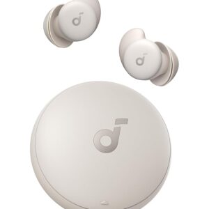 Soundcore Sleep A20 Earbuds by Anker, Noise Blocking, Comfy for Side Sleepers, AI Brainwave Audio, 80H Playtime, Stream Content via Bluetooth 5.3, Sleep Monitor, Personal Alarm