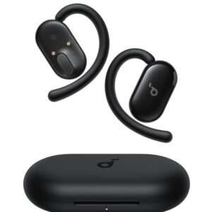 Soundcore V20i by Anker Open-Ear Headphones, Adjustable Ear Hooks, Ultra-Comfort, Snug Fit, Deep Bass, Clear Calls, IP55, LED Lights, 36H Playtime, Bluetooth 5.4 Earbuds,...