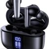 Studio-Quality Wireless Ear Buds with Deep Bass & Enhanced Audio Clarity, Bluetooth 5.4, 10-Year Lifespan Earbuds, ENC Noise Cancelling Calls, Secure Fit Memory Foam Tips, IPX6...