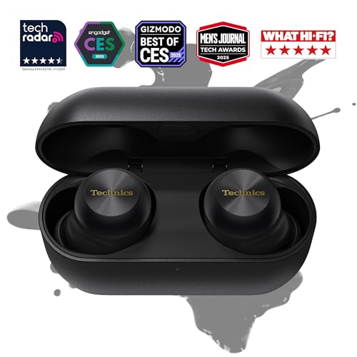 Technics Reference Class Hi-Fi True Wireless Earbuds Review Dolby Atmos and Adaptive Noise Cancelling Tested