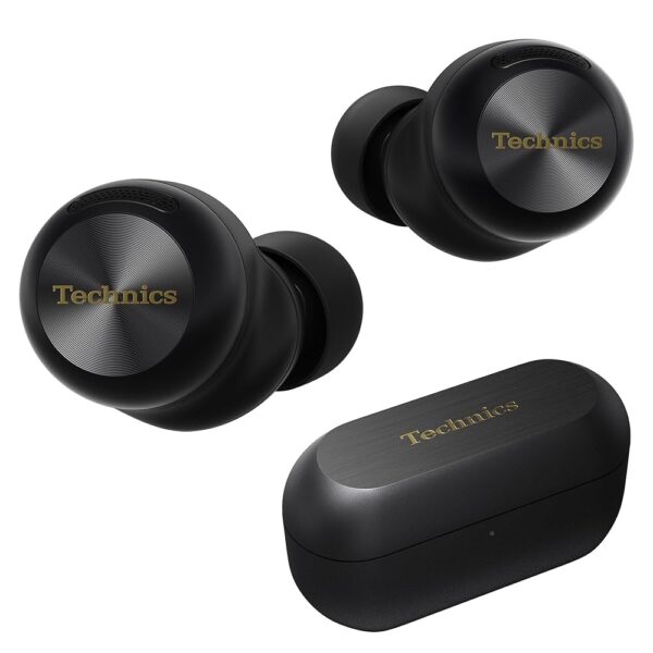 Technics Reference Class Hi-Fi Wireless Earbuds, Dolby Atmos with Head Tracking, Adaptive Noise Cancelling, 3 Device Multipoint, 10-hr Battery, Wireless Charging, Improved Fit -...