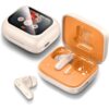 THREE PEACHES Ear Buds Wireless Earbuds Bluetooth 5.4 Headphones, Touch Screen Earbuds, Call ENC Noise Active Noise Cancelling, in-Ear Headphones USB Charging Case Earbuds for... THREE PEACHES Ear Buds Wireless Earbuds Bluetooth 5.4 Headphones, Touch Screen Earbuds, Call ENC Noise Active Noise Cancelling, in-Ear Headphones USB Charging Case Earbuds for...