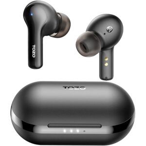 TOZO A2 Mini Wireless Earbuds Bluetooth 5.3 in Ear Light-Weight Headphones Built-in Microphone, IPX5 Waterproof, Immersive Premium Sound Long Distance Connection Headset with...