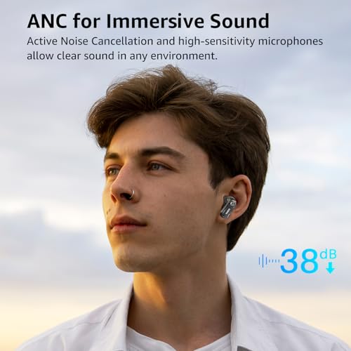 TOZO Crystal Pods Wireless Earbuds Review Hybrid ANC and Immersive Sound Experience