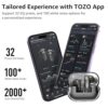 TOZO Crystal Pods Wireless Earbuds Review Hybrid ANC and Immersive Sound Experience