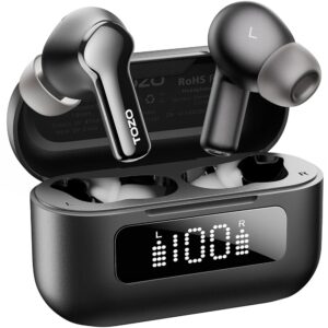 TOZO Hybrid Active Noise Cancelling Wireless Earbuds with 6 Mics AI Clear Call Ear Buds 55H Playtime with LED Display 32 Preset EQs via APP Bluetooth 5.3 IPX8 Waterproof in Ear... TOZO Hybrid Active Noise Cancelling Wireless Earbuds with 6 Mics AI Clear Call Ear Buds 55H Playtime with LED Display 32 Preset EQs via APP Bluetooth 5.3 IPX8 Waterproof in Ear...