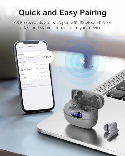 TUMJUN A3 Pro Wireless Earbuds Review High-Performance Bluetooth 5.3 Headphones with 42H Playtime
