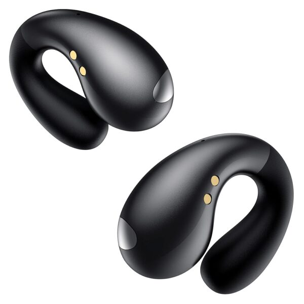Ultra Open-Ear-Earbuds Wireless Bluetooth - Ergonomic Clip-On Earbuds, Bone Conduction Over-The-Ear Headphones with Waterproof Design and Secure Fit for Small Ears, Classic Black Ultra Open-Ear-Earbuds Wireless Bluetooth - Ergonomic Clip-On Earbuds, Bone Conduction Over-The-Ear Headphones with Waterproof Design and Secure Fit for Small Ears, Classic Black
