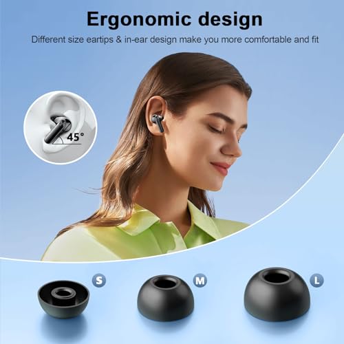 Wekily S50 Wireless Earbuds Review Powerful Bass Noise Cancelling Bluetooth 5.3 Headphones