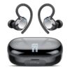 Wireless Earbuds, 128Hrs Bluetooth 5.3 Headphones Sport, Bluetooth Earbuds with ENC Noise Canceling Mic, Bass Stereo Wireless Earphones, IP7 Waterproof Over Ear Buds with...