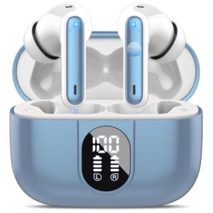 Wireless Earbuds 2024 Bluetooth 5.3 Headphones HiFi Stereo, 40H Playtime in-Ear Earbud, Bluetooth Earbuds with LED Power Display, IP7 Waterproof Wireless Earphones Sport Headset...