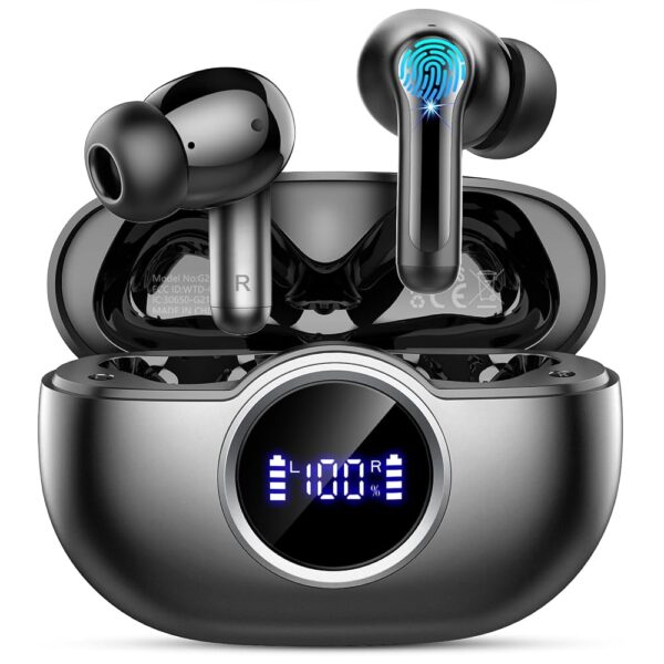 Wireless Earbuds, 2025 Bluetooth 5.4 Headphones Hi-Fi Stereo 3D Bass Ear Buds, 4 ENC Noise Cancelling Mic, 36Hrs USB-C in-Ear Earphones, IP7 Waterproof Workout Sport for Laptop... Wireless Earbuds, 2025 Bluetooth 5.4 Headphones Hi-Fi Stereo 3D Bass Ear Buds, 4 ENC Noise Cancelling Mic, 36Hrs USB-C in-Ear Earphones, IP7 Waterproof Workout Sport for Laptop...