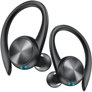 Wireless Earbuds 60H Playback Earphones Earbuds Charging Case Digital Display Wireless Bluetooth Ear Buds with Ear Hooks for Sports/Workout in-Ear Headphones for...