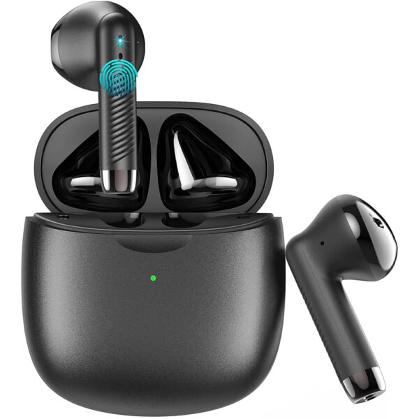 Wireless Earbuds, Bluetooth 5.3 Earbuds Stereo Bass, Bluetooth Headphones in Ear Noise Cancelling Mic, Earphones IP7 Waterproof Sports, 32H Playtime USB C Mini Charging Case Ear...