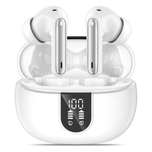 Wireless Earbuds, Bluetooth 5.3 Headphones 40Hrs Playtime Deep Bass Stereo in-Ear Earbud, LED Power Display, Call Noise Canceling Headphones with Mic, IP7 Waterproof Earphones... Wireless Earbuds, Bluetooth 5.3 Headphones 40Hrs Playtime Deep Bass Stereo in-Ear Earbud, LED Power Display, Call Noise Canceling Headphones with Mic, IP7 Waterproof Earphones...