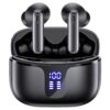 Wireless Earbuds Bluetooth 5.3 Headphones HiFi Stereo Deep Bass Ear Buds 68H Long Playtime Earphones with LED Display Charging Case IPX7 Waterproof for Phones Tablets Laptops...